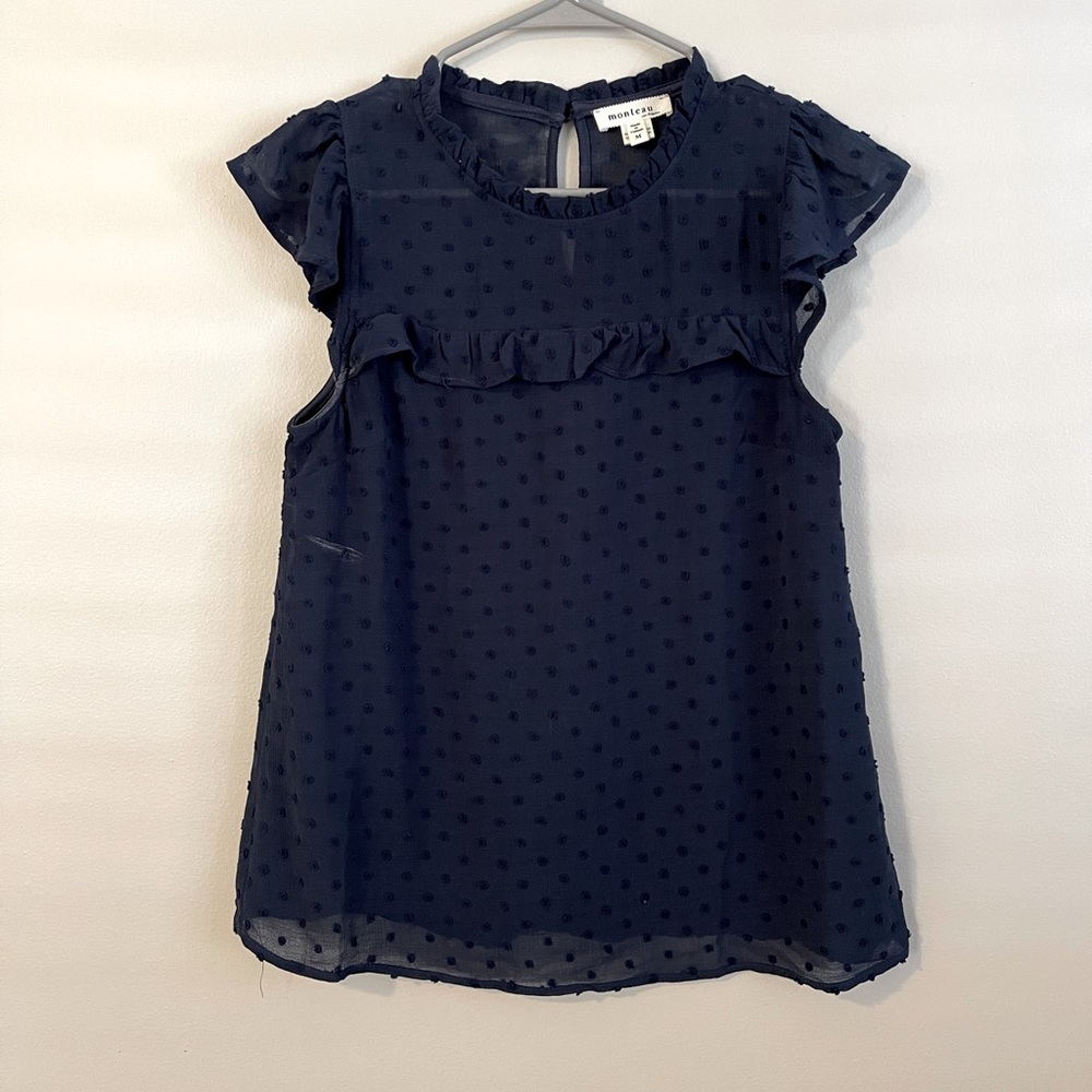 Sleeveless dress blouse